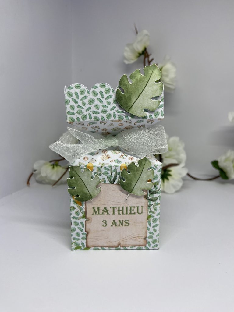 Boîte à remplir personnalisée sur le thème du safari : une aventure unique pour vos cadeaux ou événements spéciaux.